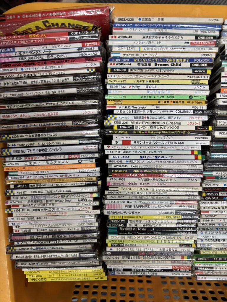 シングルCDを大量買取いたしました！