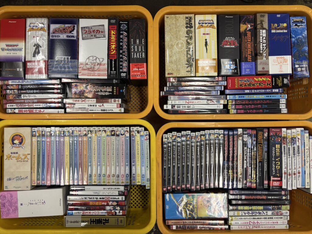 買取をしたアニメDVD・BOX作品多数